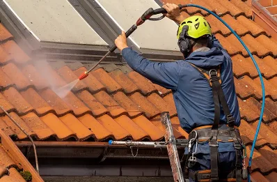 Démoussage et hydrofuge de toiture à Voinsles